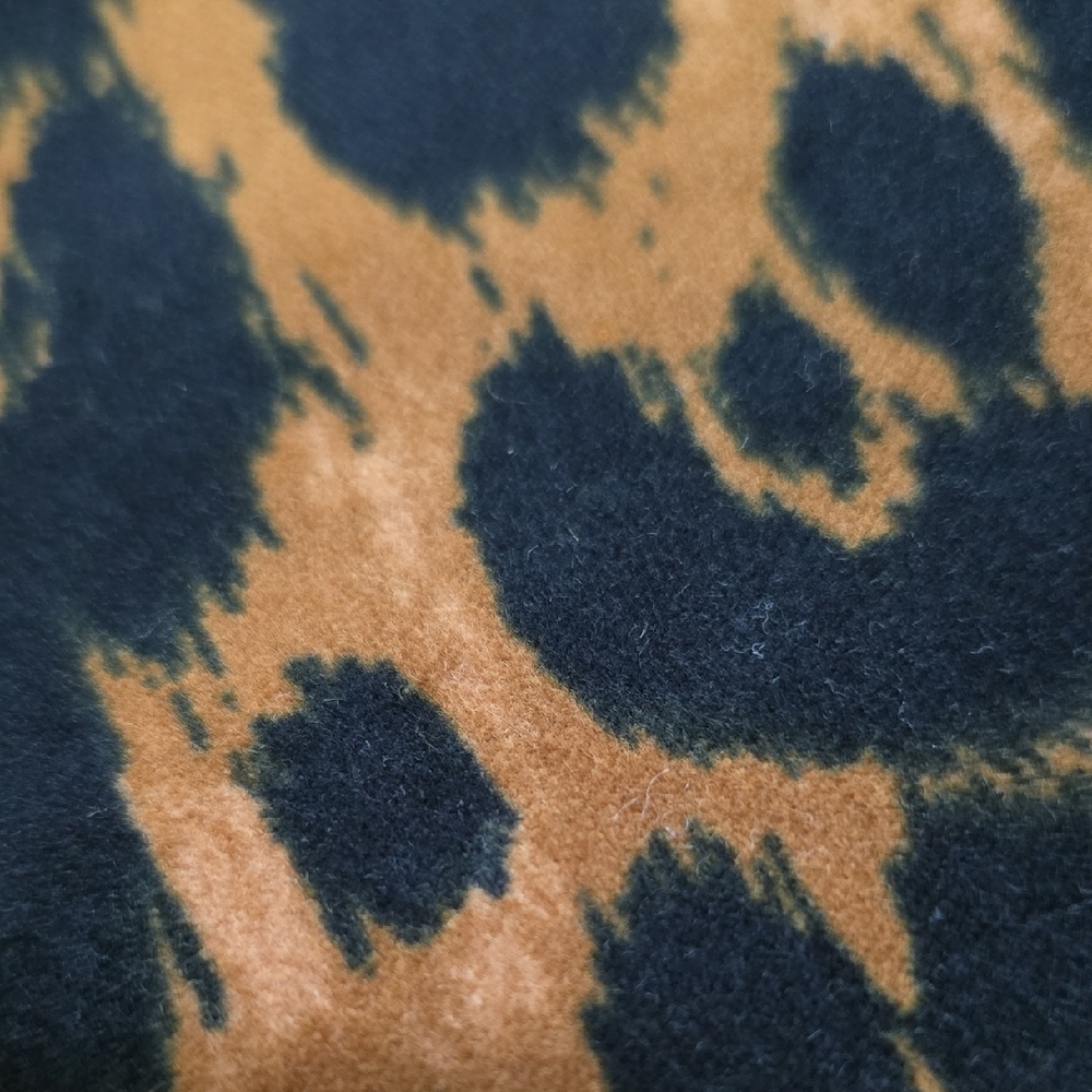 Talbots LINDA EVANGELISTA campaign Animal Print Coat - Picture 5 of 17